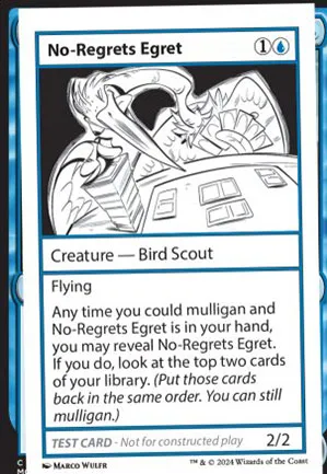 No-Regrets Egret