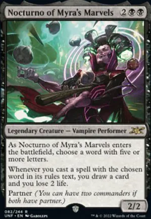 Nocturno of Myra's Marvels