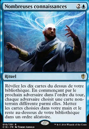Nombreuses connaissances