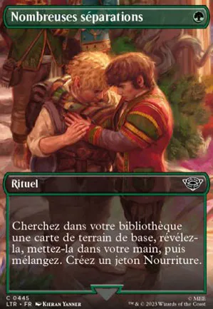 Nombreuses séparations
