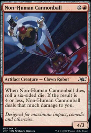 Non-Human Cannonball
