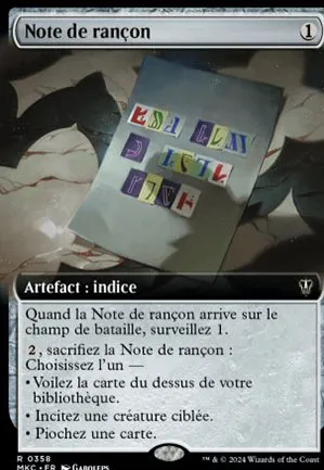 Note de rançon