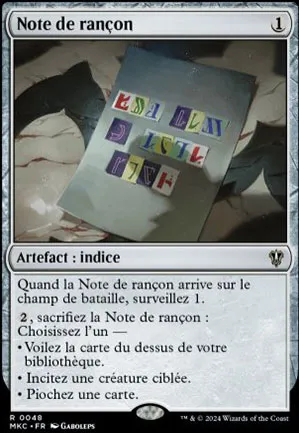 Note de rançon