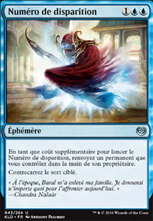 Numéro de disparition
