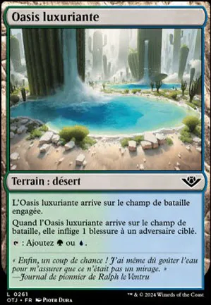 Oasis luxuriante