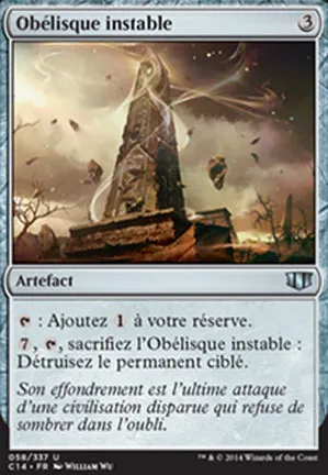 Obélisque instable