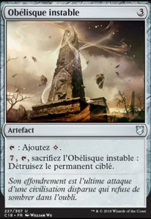 Obélisque instable