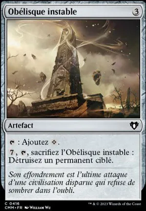 Obélisque instable