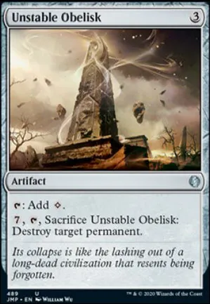 Obélisque instable