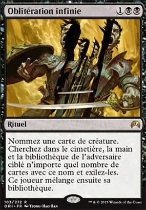 Oblitération infinie