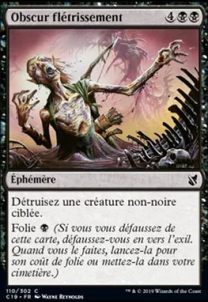 Obscur flétrissement