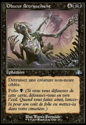 Obscur flétrissement