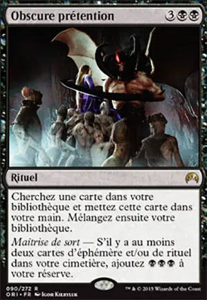 Obscure prétention