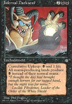 Obscurité infernale
