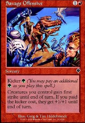 Offensive sauvage