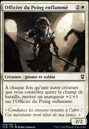 Officier du Poing enflammé
