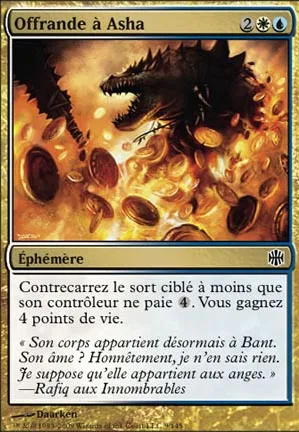 Offrande à Asha
