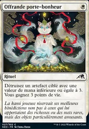 Offrande porte-bonheur