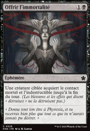 Offrir l'immortalité