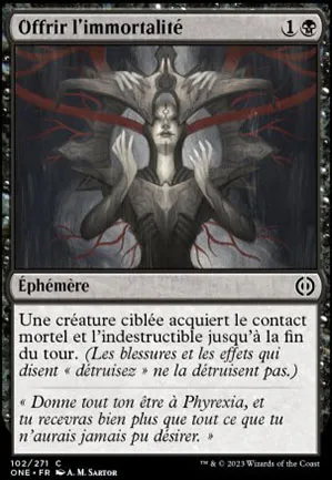 Offrir l'immortalité