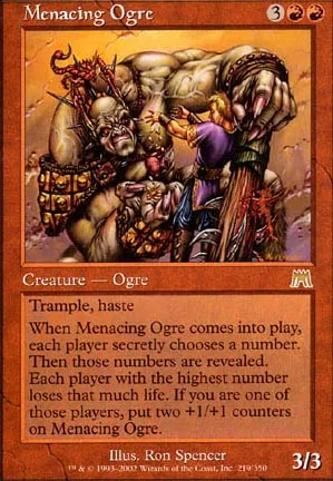 Ogre menaçant