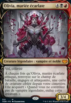 Olivia, mariée écarlate