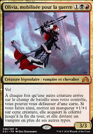 Olivia, mobilisée pour la guerre