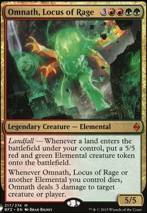 Omnath, Locus de rage