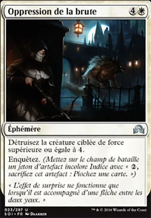 Oppression de la brute