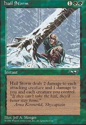 Orage de grêle