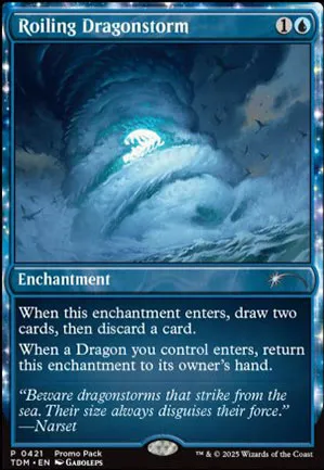 Orage des dragons tourbillonnant