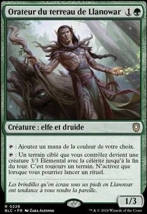 Orateur du terreau de Llanowar