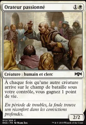Orateur passionné