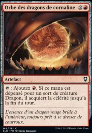 Orbe des dragons de cornaline