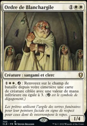 Ordre de Blanchargile