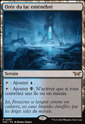 Orée du lac enténébré