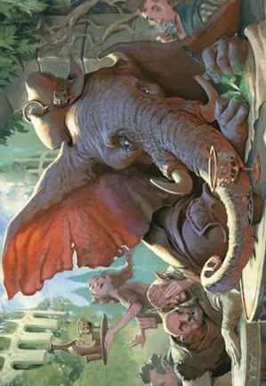 Oreille indiscrète loxodon - Illustration