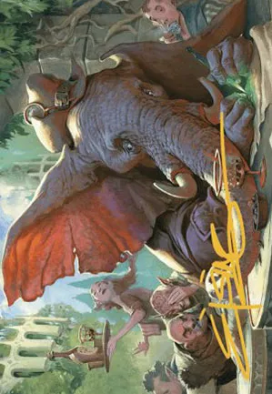 Oreille indiscrète loxodon - Illustration