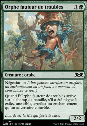 Orphe fauteur de troubles