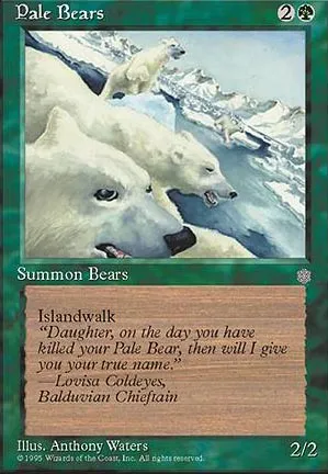 Ours pâles