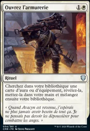 Ouvrez l'armurerie