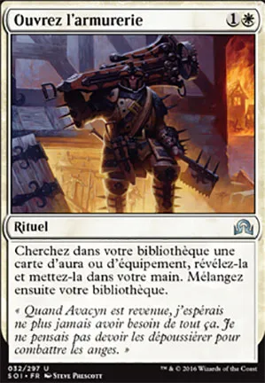 Ouvrez l'armurerie