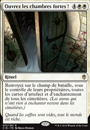 Ouvrez les chambres fortes !