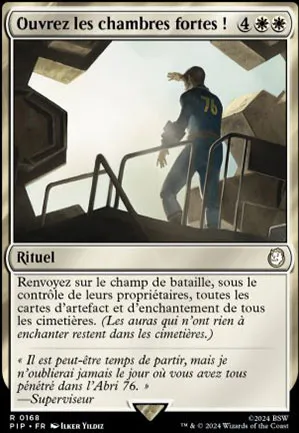 Ouvrez les chambres fortes !