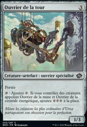 Ouvrier de la tour