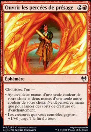 Ouvrir les percées de présage
