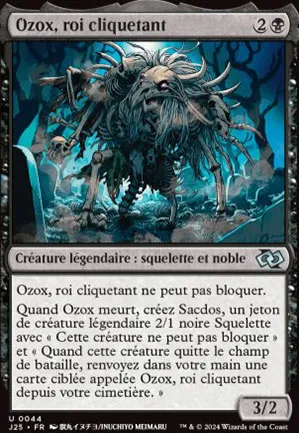 Ozox, roi cliquetant