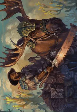 Paladin de Piquebois - Illustration