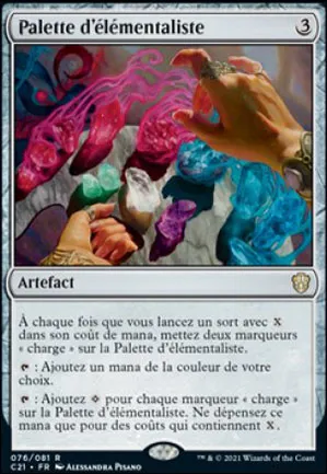Palette d'élémentaliste