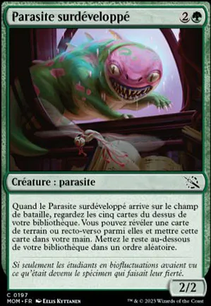 Parasite surdéveloppé